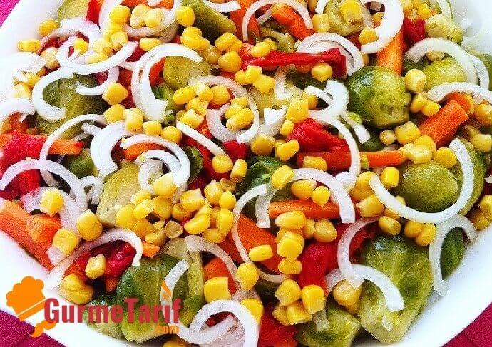 brüksel lahanalı salata
