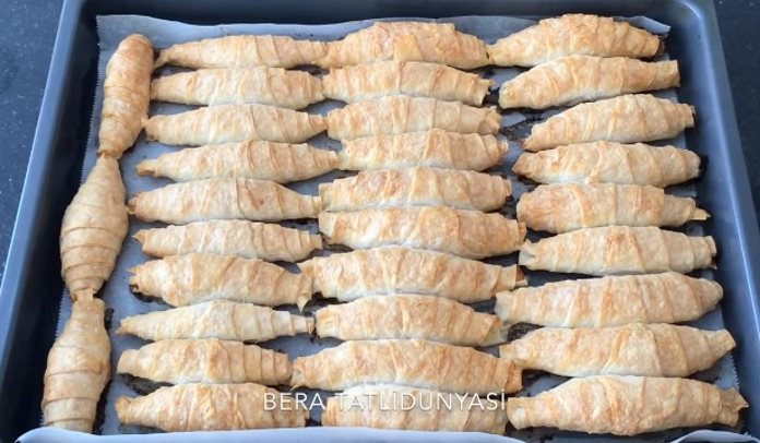 4 Yufkadan 45 Kişilik Börek