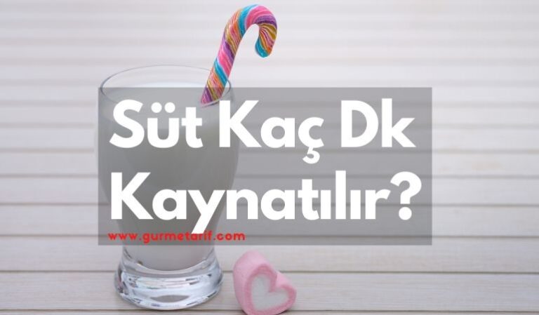 Süt kaç dakika kaynatılır? Süt pişme süresi nedir?