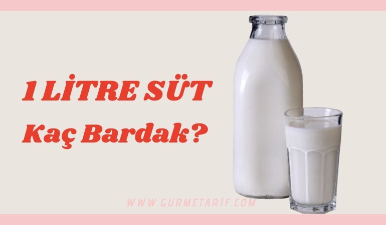 1 litre süt kaç bardak eder? Bir 1 lt süt kaç bardak.