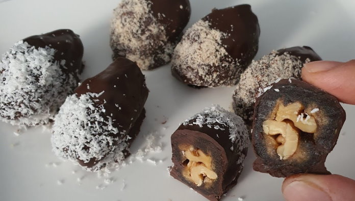 Çikolatalı hurma tarifi. Cevizli, çikolatalı hurma nasıl yapılır?