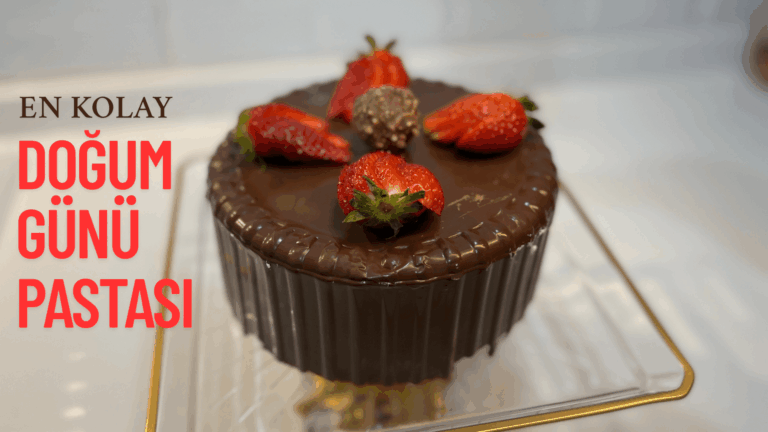 En kolay doğum günü pastası tarifi